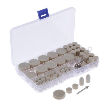 110 насадок для шлифовки и полировки шерстяного фетра.