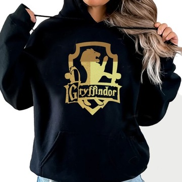 GRYFFINDOR DAMSKA CZARNA BLUZA HARRY POTTER GRYFFINDOR S
