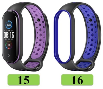 РЕМЕШОК-БРАСЛЕТ ДЛЯ XIAOMI MI BAND 5/6/7 21 МЕГА ЦВЕТ