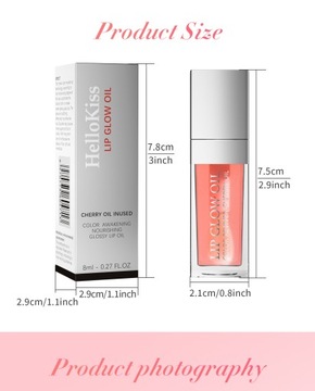 Масло для губ 6 шт. Блестящая краска для губ Hydra Glass Lip Glaze Lip Oil