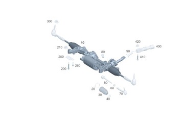 Przekładnia kierownicza Mercedes A2234604202 brytyjska
