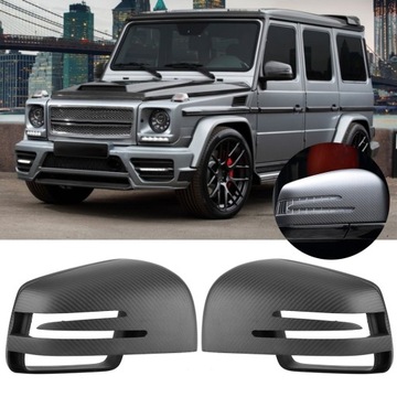 KRYT ZRCÁTKO UHLÍKOVÝCH DO MERCEDES GLE GLS G R TŘÍDA W166 W463 X166