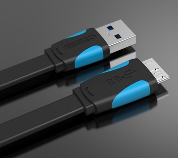 VENTION USB 3.0 Micro-B 10-контактный — USB плоский, 1,5 м