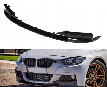 DOPLNĚNÍ NÁRAZNÍKU PŘEDNÍ PRO BMW F30 F31 2012-2018 M SPORT ČERNÁ LESK