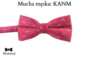 Szelki i mucha męskie WZORY DO WYBORU! BORDOWE