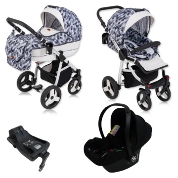 Quero Alu Eco Dětský Kočárek 4V1 Isofix 13 Kg Karex