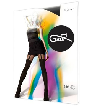 Rajstopy Gatta Girl Up 01 60den czarny Nero roz. 3-M