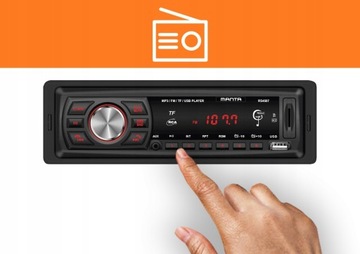 Car Radio Radio Bluetooth FM 1din USB Mp3 Aux SD LED RDS