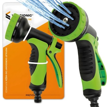 Пистолет-лейка для садового шланга, разбрызгиватель, 10 функций, универсальный