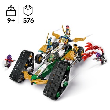Набор «Многофункциональная машина ниндзя» LEGO Ninjago 71820 и электронная книга