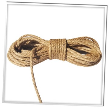 Веревка из натурального джута 25м 10мм.