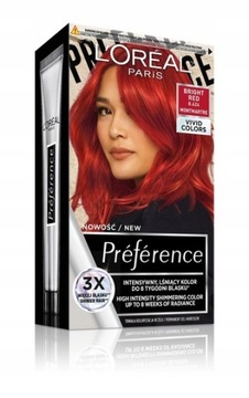 Лореаль Преферанс Vivid Colors перманентная краска для волос 8.624 Ярко-красный