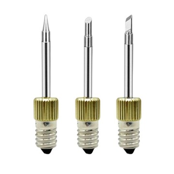 3x przenośne groty lutownicze długość 50mm