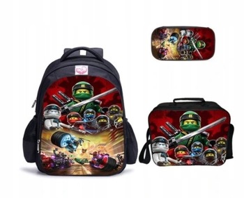 Torba szkolna Ninjago 3-częściowy zestaw