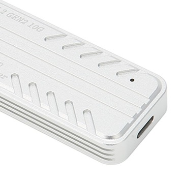 КОРПУС SSD M.2 NVME 10 ГБ/С USB3.2 GEN2 БЕЛЫЙ
