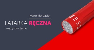 Ручной фонарик 9 светодиодов SEARCH SMALL MIX COLOR LL37