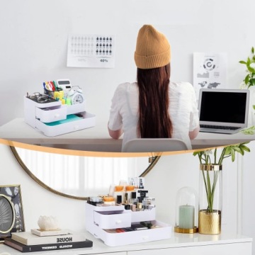 Органайзер для макияжа Desk Box белый