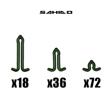 НАБОР ИЗ 126 ШАРИКОВЫХ СТОПОРОВ SAHIDO PROTEIN LOCK 126 ШТ. КАРП