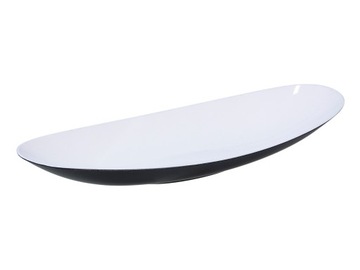 Łódka BIAŁA baza pod stroik dekorację 40x17cm