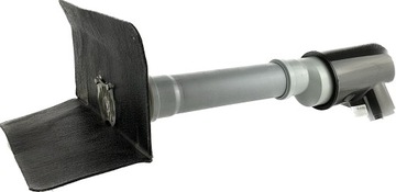 Переходник ПВХ 110 колено 80х80мм GALECO графит