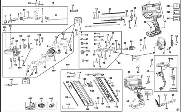 DEWALT N233943 ПРУЖИНЫ 2 ШТ ДЛЯ DCN692