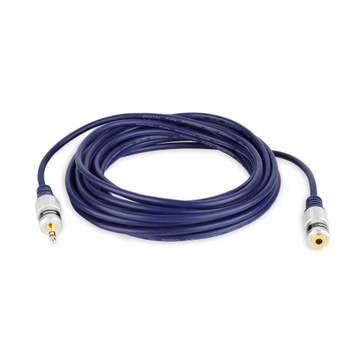 KABEL JACK 3,5 STEREO WTYK - JACK 3,5 STEREO GNIAZDO PREMIUM VITALCO 10,0m