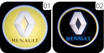 Lod -проекторы Renault Lod Logo Logo Laguna Espace Koleos 2 Vel Satis 2 ПК.