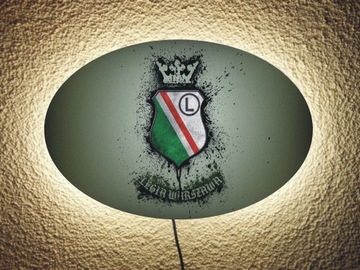Lampka ścienna LEGIA WARSZAWA pilot
