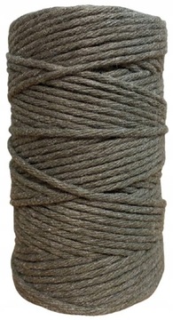 SZNUREK Bawełniany KHAKI do Makramy 60m 2mm