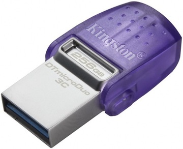 Флешка 256 ГБ Kingston Data Traveler MicroDuo 3C G3 USB-3.2 USB-C 200 МБ/с