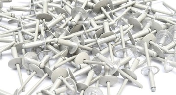 ЦВЕТНЫЕ ЗАКЛЕПКИ ШИРОКИЕ 4,8Х16 RAL7038 СЕРЫЕ 10шт.