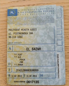 Fiat Panda III VAN 1.2 69KM 2015 Fiat Panda I rej 2016r. Salonowa, 1.2Benzyna. Uszkodzony, Poobijany. Jezdz, zdjęcie 9