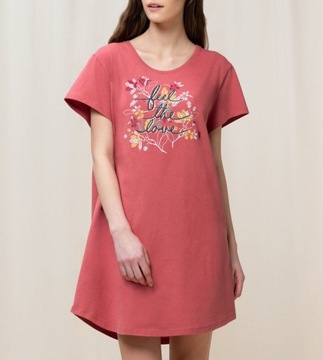 Letnia koszulka nocna Piżama damska Nightdresses NDK 01 X Piżama 36