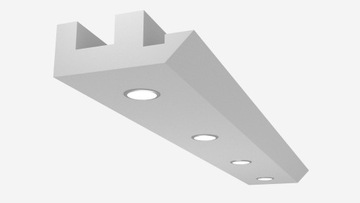 Готовый подвесной потолок со светодиодной имитацией потолка 15х7.