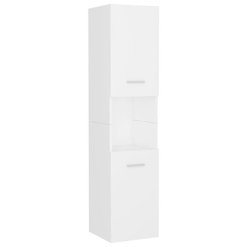 Szafka łazienkowa VidaXL 804997 30x30x130 cm biała