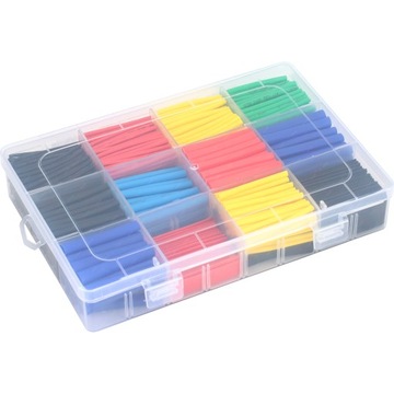 RURKI TERMOKURCZLIWE KOLOROWE ZESTAW 800szt MIX