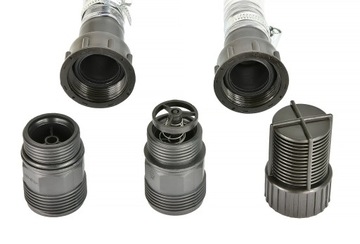 ВСАСЫВАЮЩИЙ ШЛАНГ 7М ДЛЯ НАСОСА HYDROPORUS, ОБРАТНЫЙ КЛАПАН, КОРЗИНА, СОЕДИНИТЕЛЬ 1 ДЮЙМ, УСИЛЕННЫЙ, ПРОЧНЫЙ