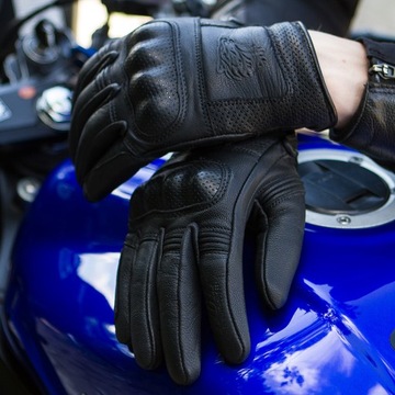 ЛЕГКИЕ ПРОЧНЫЕ МОТОЦИКЛОВЫЕ ПЕРЧАТКИ ИЗ ВОЛЧЕЙ КОЖИ 2XL