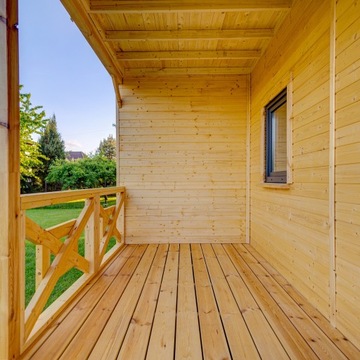 Domek Kanadyjski Neapol 5 Letniskowy wym. 5.9x5.9m