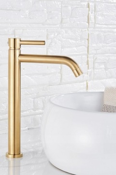 ВАННАЯ КОМНАТА НАСТОЛЬЧИК Смеситель для умывальника ЛАТУНЬ ЗОЛОТО ARI