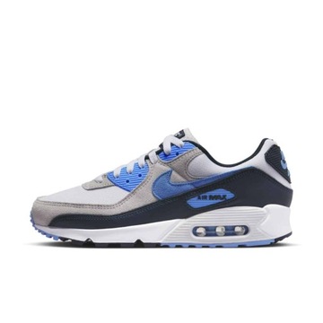 BUTY SPORTOWE MĘSKIE NIKE AIR MAX 90 WHITE UNIVERSITY BLUE DQ4071-101 r 41