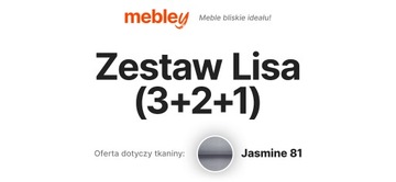 LISA 3+2+1 КОМПЛЕКТ РАСПОЛОЖЕНИЯ Диван Диван Кресло