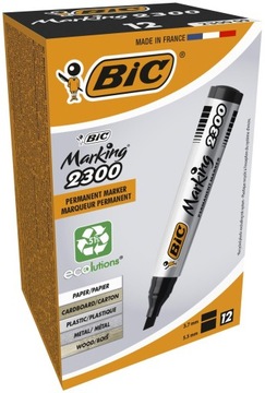 Marker permanentny BIC Marking 2300 czarny 12 szt
