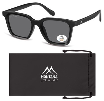 Okulary przeciwsłoneczne polaryzacyjne MODNE MONTANA uv400 etui ORYGINALNE