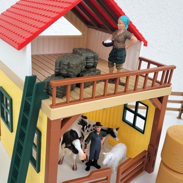 БОЛЬШОЙ НАБОР XXL ФЕРМА ФЕРМЕР ЭКОНОМКА ФЕРМА ЖИВОТНЫЕ