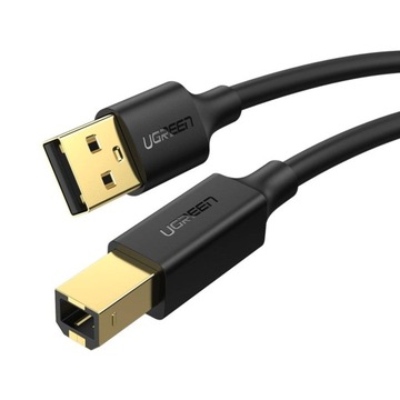 Кабель USB типа B для принтера «папа» — USB 2.0 «папа», 480 Мбит/с, 2 м, черный