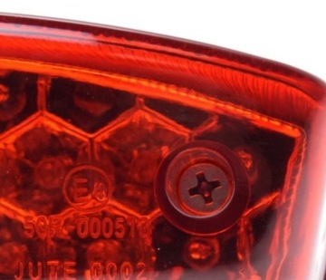 ATV QUAD 150 200 250 4T Задний задний фонарь со светодиодной красной крышкой, одобрение E8