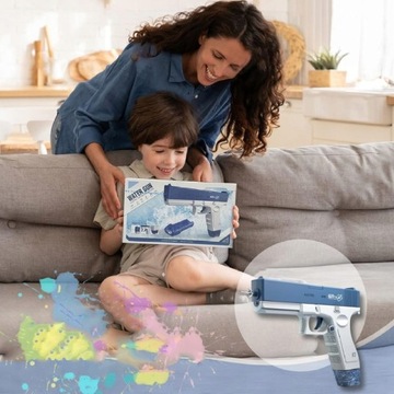 Электрический водяной пистолет, автоматический водяной пистолет в одно касание, 58CC, летняя игрушка для бассейна