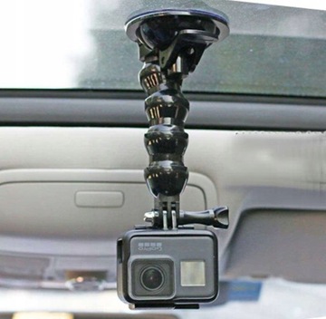 Держатель на присоске на окно автомобиля для камер телефонов GoPro DJI Insta