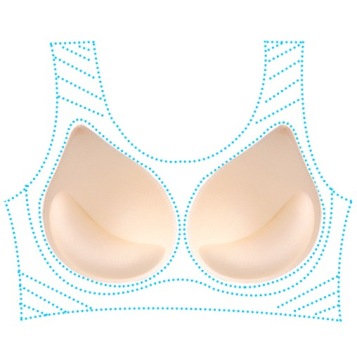 КУПАЛЬНЫЙ КОСТЮМ БИКИНИ Бюстгальтер PUSH UP PADS № Ws13